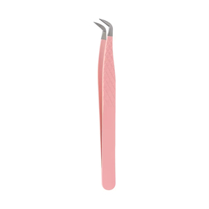 Pince à épiler de précision MORGANS INDUSTRIES 10 mm à pointe lisse en acier inoxydable, prise en main parfaite pour les extensions de cils - Product Image 2