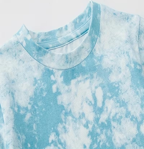 T-shirt d'été pour garçons en coton, ensemble de pyjamas pour enfants, garçons et filles, même style, pyjamas 2 pièces pour enfants, Bangladesh - Product Image 3