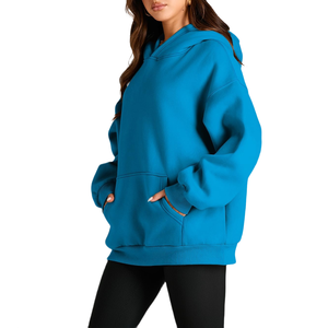 Sudadera con Capucha Personalizada para Mujer, Suave y Cómoda, Ropa de Abrigo de Invierno, Bolsillo Delantero, Prenda Esencial de Moda Urbana - Product Image 4