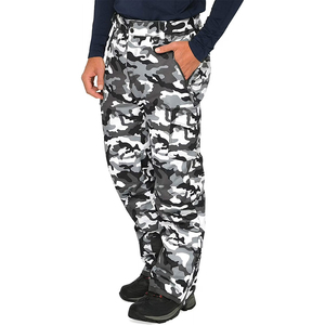 Pantalones de Nieve Transpirables para Hombre, Impermeables, de Secado Rápido, Ecológicos, Ligeros, con Múltiples Bolsillos, Diseño de Camuflaje Moderno, con Cremallera - Product Image 1