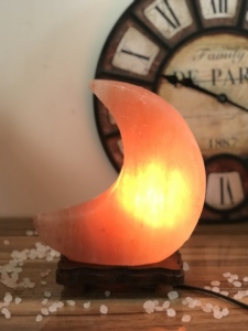 โคมไฟสีชมพูทรงดวงจันทร์โคมไฟเกลือหิมาลัยตกแต่งบ้าน - Product Image 3