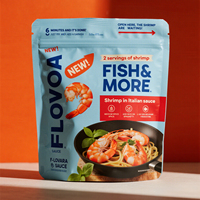 Sachets Retort Personnalisés Prêts à Cuisiner pour Emballage Alimentaire, Idéaux pour Sauces de Fruits de Mer, Crevettes et Kits Repas – Vente en Gros