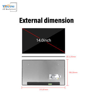 FHD 14 дюймов Tft ЖК-дисплей панель на заказ плата драйвера NE140FHM-N46 ЖК-модули, соответствующие сенсорной панели, высокая контрастность - Product Image 2