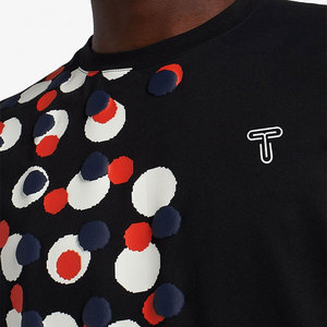 Camisetas informales de media manga con estampado de Color personalizado de buena calidad para hombre, ropa de verano de algodón 100%, estampado personalizado de estilo Hip Hop - Product Image 4