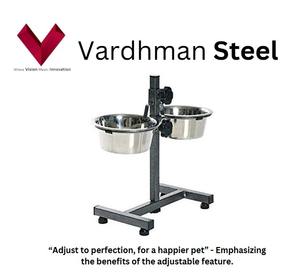 Increíble oferta en 100% Cuenco para mascotas de acero inoxidable de calidad genuina Cena doble ajustable para viajes al aire libre Tamaño pequeño para gatos - Product Image 2