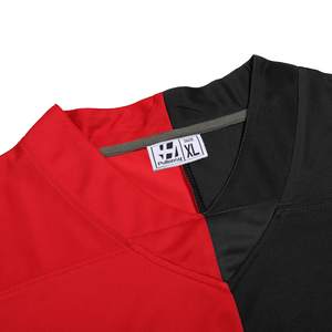 Camiseta de fútbol americano sublimada hecha en fábrica de SIBRIN, camiseta de rugby Retro de gran tamaño con cuello en V y logotipo personalizado de poliéster - Product Image 3