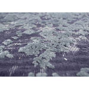 Tapis rectangulaire en coton biologique bleu Konstrukt, tissé à la main, en laine, bambou et soie, motif médaillon, pour la maison, le couloir, modèle HWB-5006 - Product Image 3