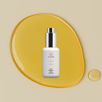 Suero Facial Líquido con Vitamina C, Glicerina y Ácido Hialurónico, Antienvejecimiento, Blanqueador y Reductor de Poros, Listo para Enviar, Fabricante Italiano