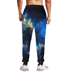 Flyingkick Enterprises - Pantalones de Hombre Estilo Urbano Personalizados, Corte Bootcut, Estampado Vintage, Efecto Desgastado, Poliéster/Algodón French Terry - Product Image 5