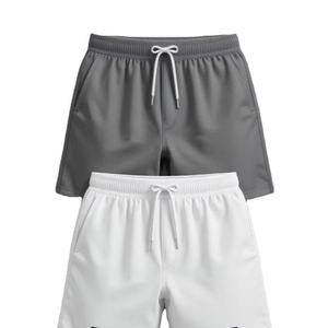Short de survêtement cargo de couleur unie 100% coton de qualité supérieure-6 poches, style décontracté pour la collection hiver homme - Product Image 1