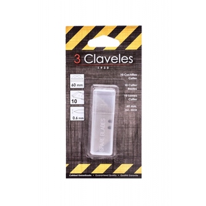 10 lame trapezoidali perforate da 60 mm. (3 Claveles 00238) - Product Image 2