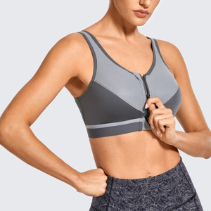 Sujetador deportivo de talla grande sin costuras de alto soporte para mujer para gimnasio de yoga OEM al por mayor a bajo precio - Product Image 3