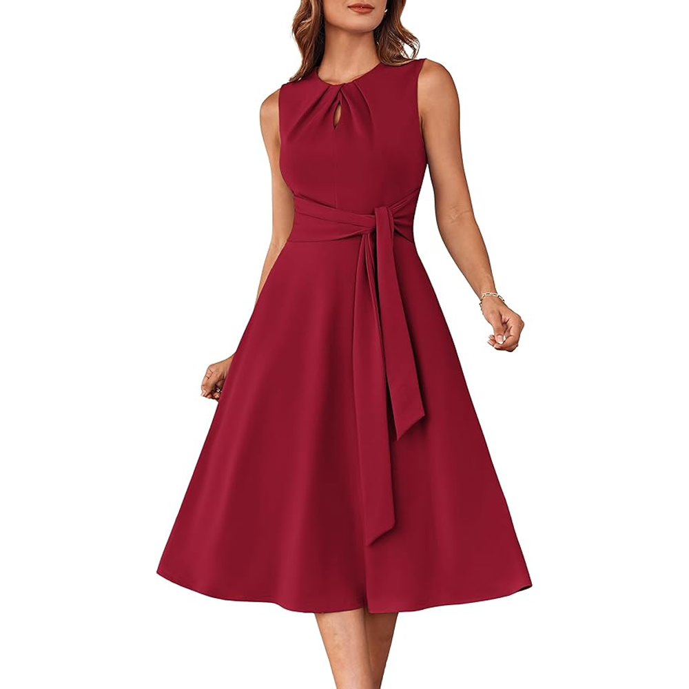 white christmas dresses Elegant High Low Two Piece Sheath Wedding Guest Dress main image 1