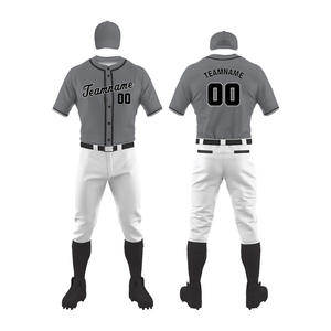 4XL Big OEM Custom Baseball Jersey Shirt Venta caliente en Stock Sublimación y uniformes con logotipo bordado para béisbol y softbol - Product Image 4