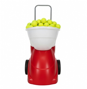 Authentic Professional Tennis Shooting <b>Ball</b> <b>Machine</b> High-End Sports Training with Remote Control Red Made in US - Product Image 2
