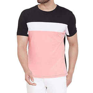 T-shirt à manches courtes pour homme, dernier design, haute qualité, 100% coton, coupe ample, tissu tricoté - Product Image 5
