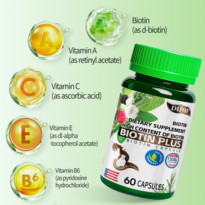 Cápsulas de biotina 15000mg Suplemento de alta potencia Biotina Plus para un cabello saludable Soporte 60 Cápsulas para el crecimiento del cabello - Product Image 5