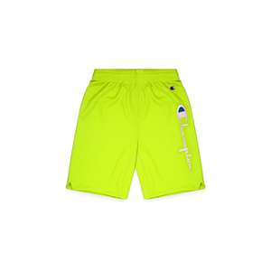Pantalones Cortos de Baloncesto Champion para Hombre, Tejido Invertido, 100% Poliéster, Malla Transpirable, Logotipo Script - Product Image 1