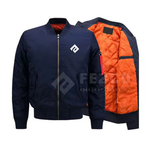 แจ็คเก็ตบอมเบอร์ผู้ชาย ดีไซน์ล่าสุด ราคาถูก ผลิตตามสั่ง คุณภาพสูง สำหรับฤดูหนาว บริการ OEM ระบายอากาศได้ดี เป็นมิตรกับสิ่งแวดล้อม - Product Image 5