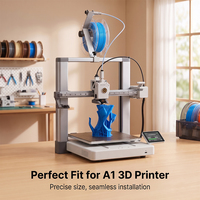 Kit de mise à niveau du support de bobine d'imprimante 3D compatible avec Bambu Lab A1, support de montage de bobine de filament