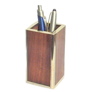 Finition naturelle Durable Stylo Porte-Crayon Bureau Bureau Table Top Décor Stylo Brosse Ou Cartes De Visite Titulaire De Stockage - Product Image 2