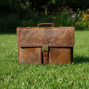 Fashionable Leopard Print Hair-on Leather Laptop <b>Bag</b> Women's Designer Crossbody Handbag Cowhide Shoulder <b>Bag</b> Supplier LHLB-0007 - Product Image 5