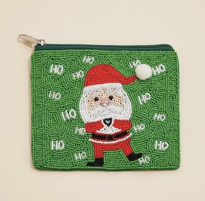 Monedero Exclusivo de Cuentas de Semillas, Arte Artesanal, Elegante Bolsa de Cuentas Hecha a Mano para Objetos Pequeños - Product Image 5