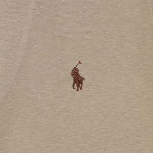 Áo len nam Polo Ralph Lauren màu nâu nhạt, chất liệu cotton dệt kim, kiểu dáng nửa khóa kéo, chất liệu cotton dệt kim sườn, thiết kế tùy chỉnh. - Product Image 6