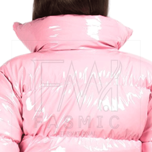 Slim Fit Crop Top Zipper <b>Jackets</b> With Long Sleeve's for Custom Patches <b>Women</b> Puffer <b>Jackets</b> in Affordable Prices - Product Image 6