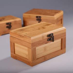 Boîte cadeau en bois personnalisée Décoration traditionnelle de haute qualité avec technique polie Boîte en bois unique pour la meilleure présentation - Product Image 5