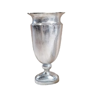 Vase à fleurs en aluminium chromé de qualité supérieure, style américain, durable, décoration d'intérieur, centre de table, direct, mariage, fête - Product Image 1