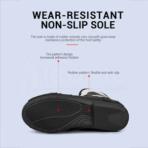 Chaussures de moto de course imperméables de conception personnalisée fabricant pakistanais chaussures de moto pour adultes - Product Image 4
