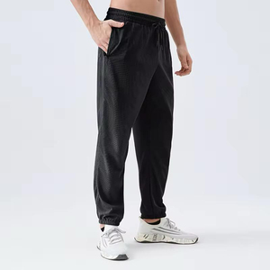 Pantalon de jogging en molleton de coton imprimé personnalisé pour homme, style streetwear, vintage, délavé à l'acide, avec strass - Product Image 5