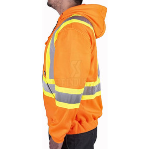 Nueva llegada Ropa DE SEGURIDAD Hombres Sudadera con capucha Servicio OEM Reflectante Protección de calidad superior Sudadera con capucha de seguridad - Product Image 5