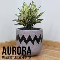 Fabricant vietnamien de jardinières en fibrociment écologiques avec trou de drainage, logo personnalisé, finition sur mesure, prix direct usine, pour la maison et le jardin