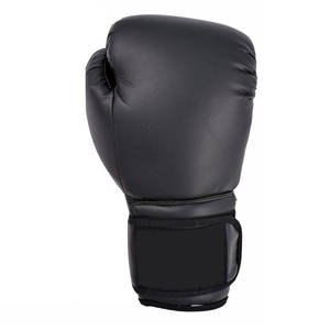 Guantes de Kick Boxing profesionales de cuero PU de alta calidad de 8oz con logotipo personalizado OEM con características de perforación para entrenamiento de artes marciales - Product Image 4