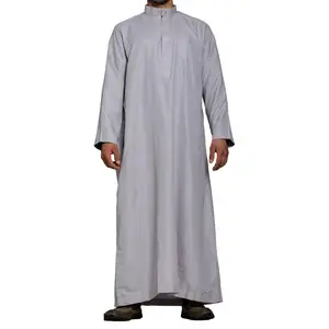도매 이슬람 의류 아랍어 드레스 두바이 이슬람 Thobe 남성 Jalabiya 두바이 남성 Jubbah