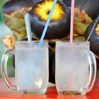 6 Flessen Kant-en-klare Palmnectar Drank met Palmvruchten Topping Premium Tropische Drank voor Cafés en Restaurants