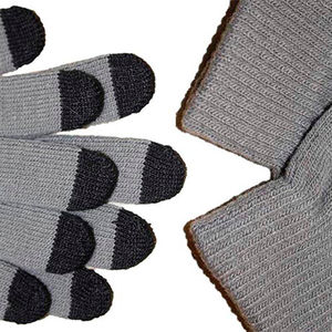 Guantes de punto de invierno para hombres y mujeres/Guantes de acrílico mágicos con pantalla táctil térmica unisex - Product Image 3