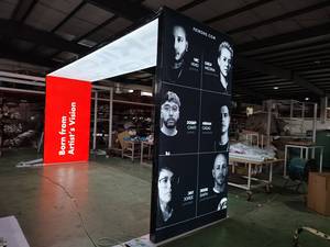 Hình ảnh <span class=keywords><strong>studio</strong></span> năng động nhôm <span class=keywords><strong>lightbox</strong></span> đứng miễn phí triển lãm thương mại gian hàng triển lãm hộp Đèn - Product Image 5