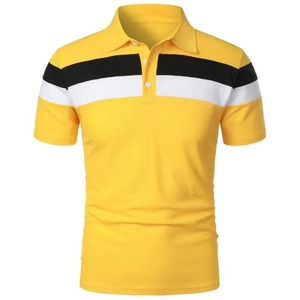 Camiseta de polo personalizada para hombre, de secado rápido Camiseta de punto de poliéster 100% transpirable, camiseta de golf de talla grande en blanco por sublimación - Product Image 3
