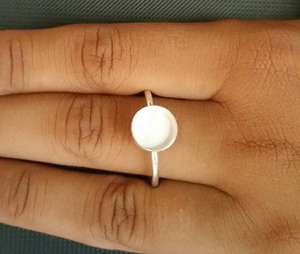 2025แหวน925ฝากลมสีเงินสเตอร์ลิงวงแหวนเปล่าขนาด3มม. 30มม. การตั้งค่าแหวนอัญมณีสำหรับการทำเครื่องประดับ - Product Image 2