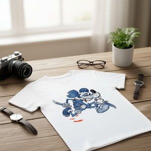 T-Shirt Unisex 100% Cotone Stile Casual con Stampa Personalizzata di Rose, Taglia 2XL, 210GSM, Metodo di Stampa DTG - Product Image 3