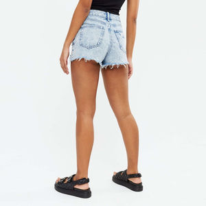 <b>Denim</b> Shorts Comfortable Fit With Trendy Look for Casual Outfits Reasonable Price High Quality OEM Service <b>women</b> shorts - Product Image 2