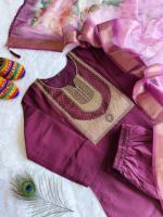 India Pakistan gaya bordir Berat gaun pesta kerja Pakistan dan gaya India Salwar Kameez tiga potong gaun untuk wanita