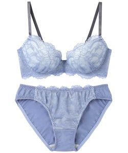 Sujetador de mujer sexy sin costuras con aros, transpirable y cómodo, con bordado floral de encaje, liso teñido, para venta al por mayor - Product Image 1