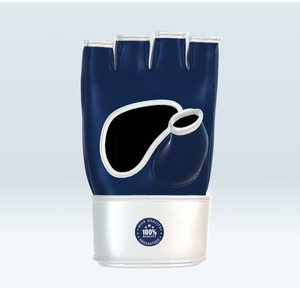 Guantes de entrenamiento de boxeo MMA de medio Dedo de cuero Pu profesional para hombres de talla grande suministro de precio de fábrica - Product Image 4
