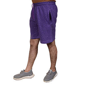 Shorts en molleton de jogging avec strass Shorts de sport de haute qualité pour hommes Respirant French Terry 100% Cotton Training Shorts - Product Image 2