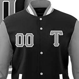 Veste universitaire pour hommes, légère et respirante, en coton polaire, élégante, décontractée, à la mode, vêtements d'extérieur, veste surdimensionnée chaude pour l'hiver - Product Image 2