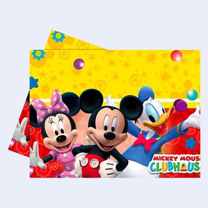 Tovaglia in Plastica Mickey Mouse 1,2x1,8M Decorazione per Feste Confezione da 2 Pezzi - Product Image 1